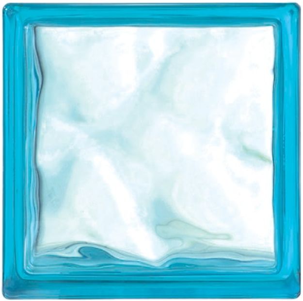 Imagen de 09472 VITROBLOCK NUBE TURQUEZA 19X19X8 FONCER