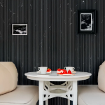 Imagen de 019660 BASE FIX DECO WAVES NERO MARQUINA MATT 12.7X260 (189138) DUNE