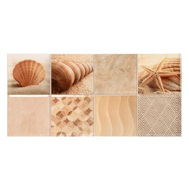 Imagen de 016396 LISTELO NAPOLES BAÑO DIGITAL 14.5X30 (M605580) COCEMEX