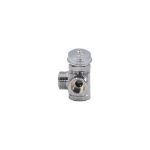 Imagen de 016720 LLAVE CONTROL ANGULAR LATON ROSCABLE 1/2" 2 SALIDAS IP-137 COFLEX