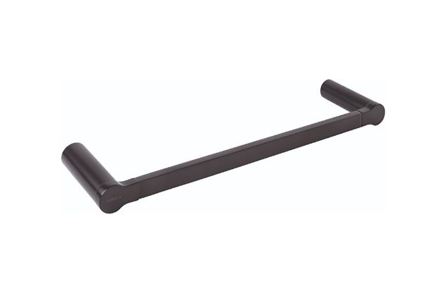 Imagen de 019138 TOALLERO DE BARRA CORTO 700CL.2 NEGRO LIA URREA