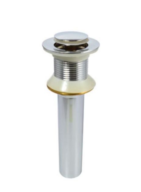 Imagen de 019335 CONTRA PUSH S/REBOSADERO P/LAV 30LPS CROMO RUGO