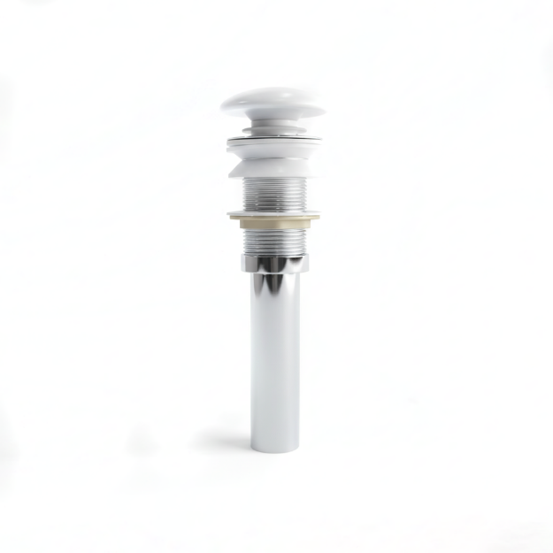 Imagen de 019880 CONTRA PUSH  P/LAV S/REBO CERAMICA BCA MATE ACABADO ACERO INOX.