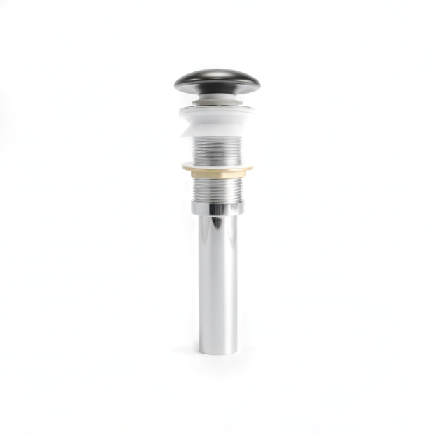 Imagen de 019881 CONTRA PUSH  P/LAV S/REBO CERAMICA NEGRO MATE ACABADO ACERO INOX.