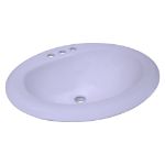 Imagen de 017796 OVALIN KALETO BLANCO 520X465X200MM (H-1900) PORCELANATOS