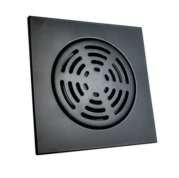 Imagen de 018700 COLADERA 46AIN CUADRADA 15CMX15CM NEGRO RUGO