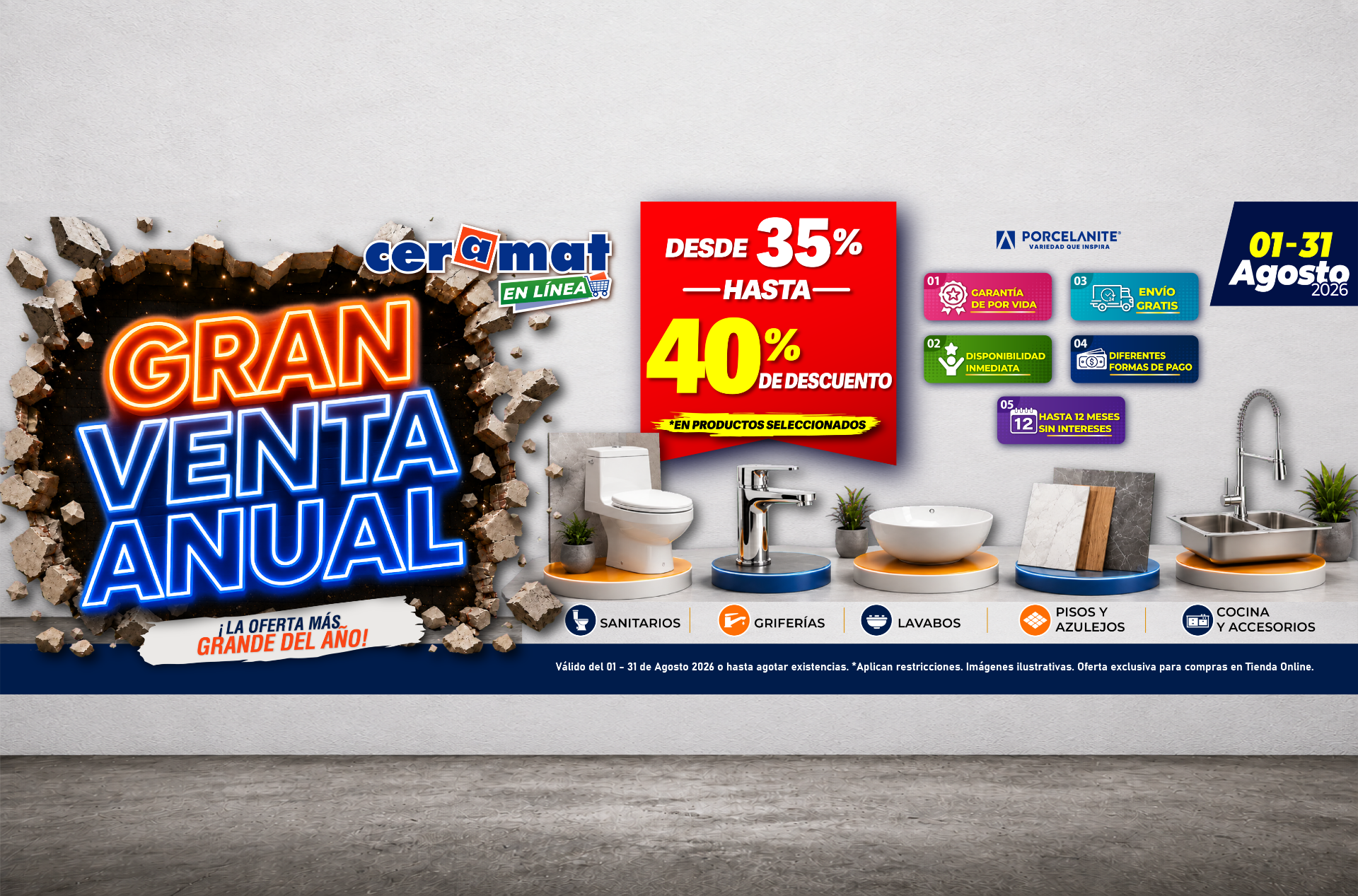 Imagen para la categoría Gran Venta Anual Ceramat