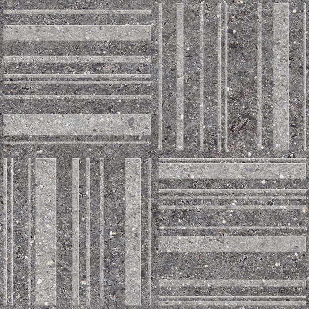 Imagen de 020223 NOE DECO FDX GRAFITO 20X20 1A (1.54 MT2) PORCELANITE