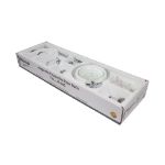 Imagen de 014298 ACCS DE BAÑO 6 PZAS JE-04C CROMO RUGO