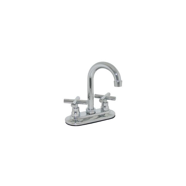 Imagen de 03813 MEZCLADORA 4" P/BAR 24CC CROMO RUGO