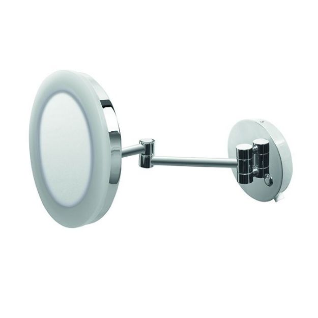 Imagen de 017490 ESPEJO LUZ LED AUMENTO  3X TOUCH CR (ES-003) HELVEX