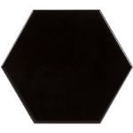 Imagen de 018748 BRICK OPAL EXA NEGRO BRILLO 15X17 (C/CJA 0.607 MT2) (M608897) DUNE