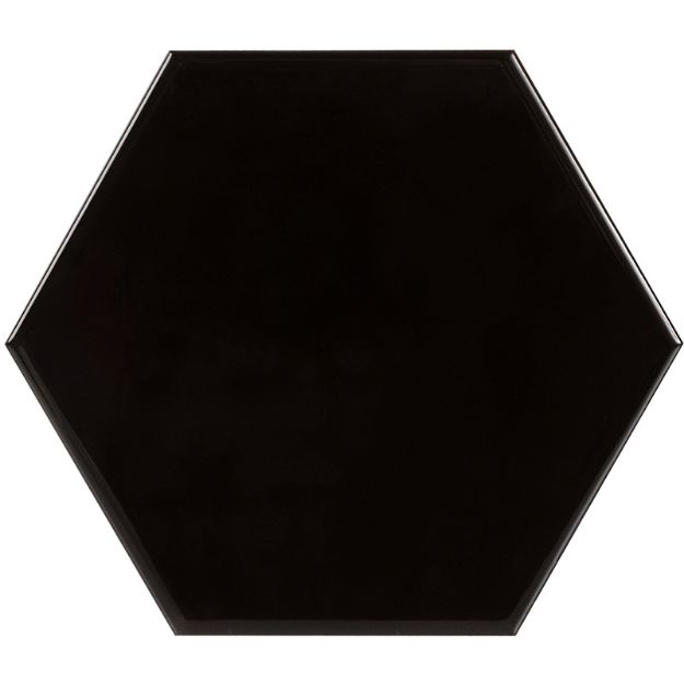 Imagen de 018748 BRICK OPAL EXA NEGRO BRILLO 15X17 (C/CJA 0.607 MT2) (M608897) DUNE