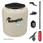 Imagen de 018983 TINACOPLUS ROTOPLAS 450L EQUIPADO ROTOPLAS