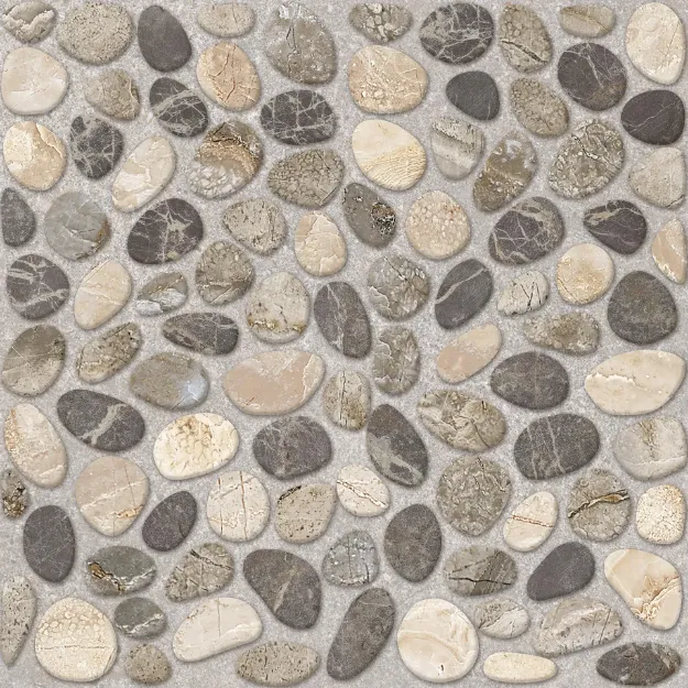 Imagen de 020184 STONES FD MULTICOLOR 20X20 1A (1.49 MT2) PORCELANITE