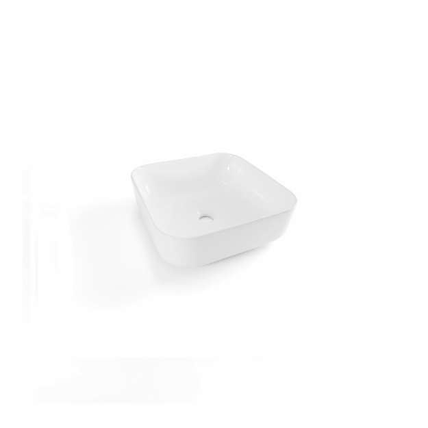 Imagen de 019031 OVALIN OASIS BCO 385 X 385 X 140 MM (6049) PORCELANATOS