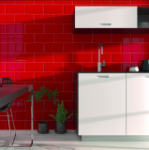 Imagen de 017789 BRICK HARLEM ROJO BRILLO 15X30 (CAJA C/0.99 MT2) (M608604) DUNE