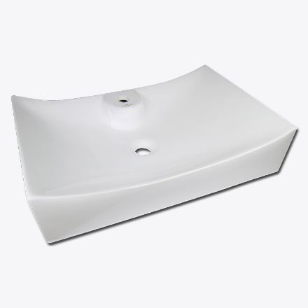 011332 OVALIN LAON BLANCO 670 X 460 X 155 MM (B211) PORCELANATOS