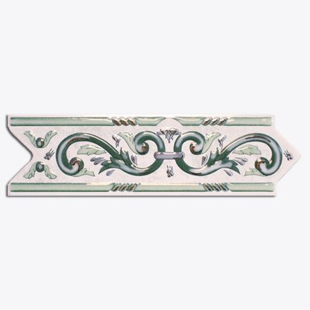 01528 LISTELO ROMANCE JADE 7.5X25 (600827) COCEMEX