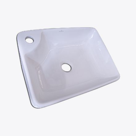 015564 OVALIN APOLO BLANCO 440X340X125MM (H-348) PORCELANATOS