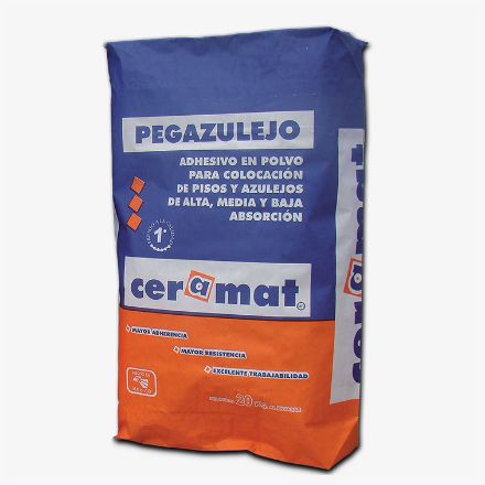 07580 PEGAZULEJO CERAMAT GRIS 20 KGS