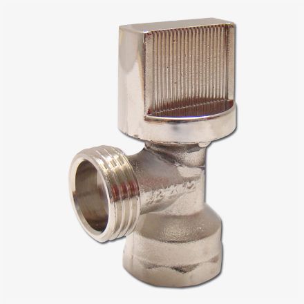 08774 LLAVE CONTROL ANGULAR LATON ROSCABLE 1/2" 25-E RUGO