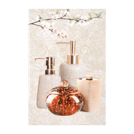 Imagen de 016458 INSERTO LEVANTO BAÑO BEIGE DIGITAL 20X30 (M607741) COCEMEX