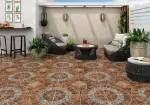Imagen de 017321 ARGEL FD MIX ROJO 44X44 1A-N (1.92 MT2) PORCELANITE