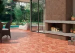 Imagen de 017540 PIEDRA ROJO 33X33 1A-N (1.76 MT2) PORCELANITE