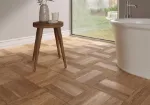 Imagen de 017555 MADERA BAITA FD CAFÉ 33X33 1A-N (1.76 MT2) PORCELANITE
