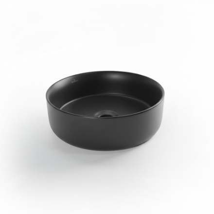 Imagen de 019731 OVALIN DENVER NEGRO MATE 355X355X115 (8463MB) PORCELANATOS