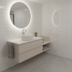 Imagen de 011328 OVALIN FIBES HUESO 420 X 420 X 170 MM (C313) PORCELANATOS